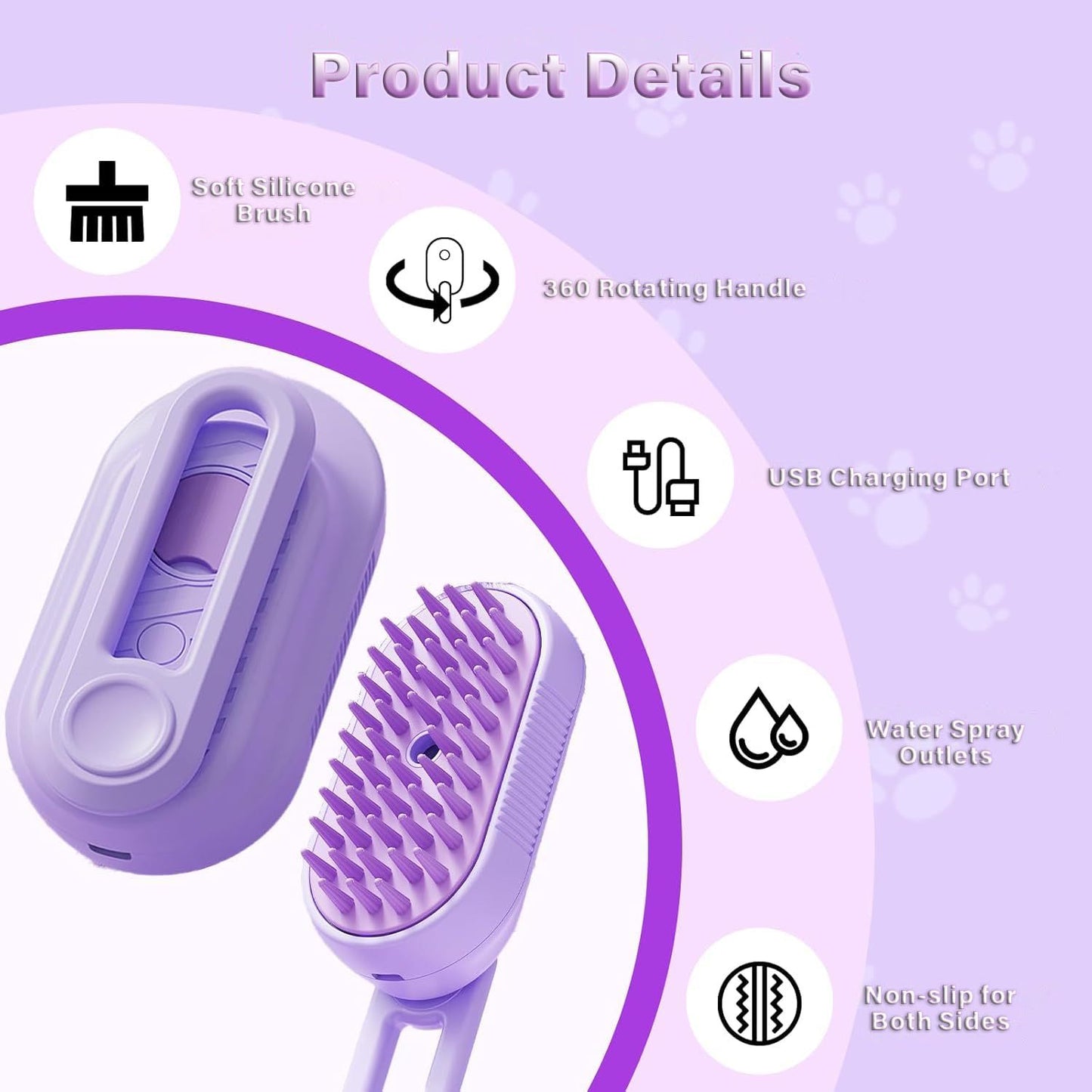 Pet Steam Brush