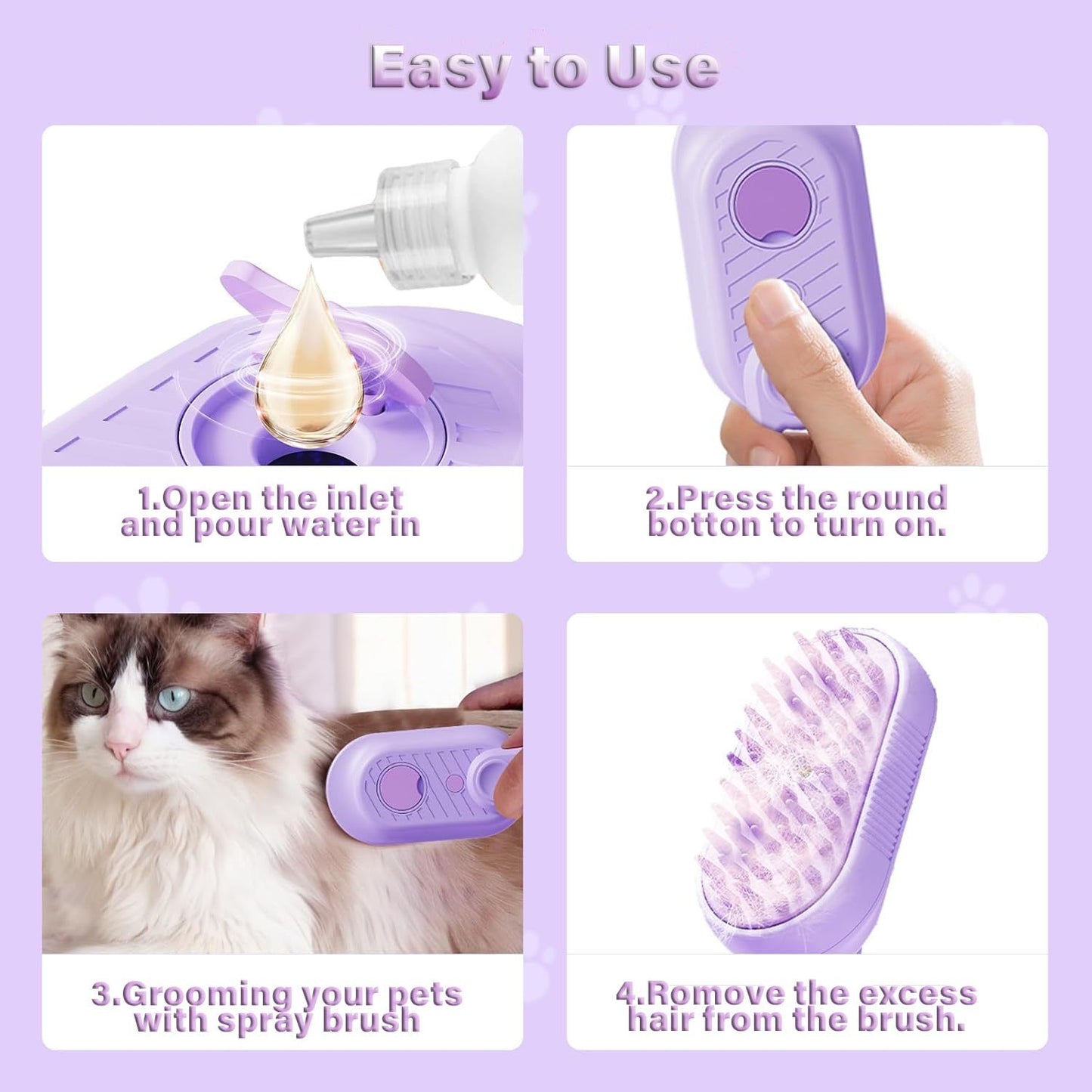 Pet Steam Brush