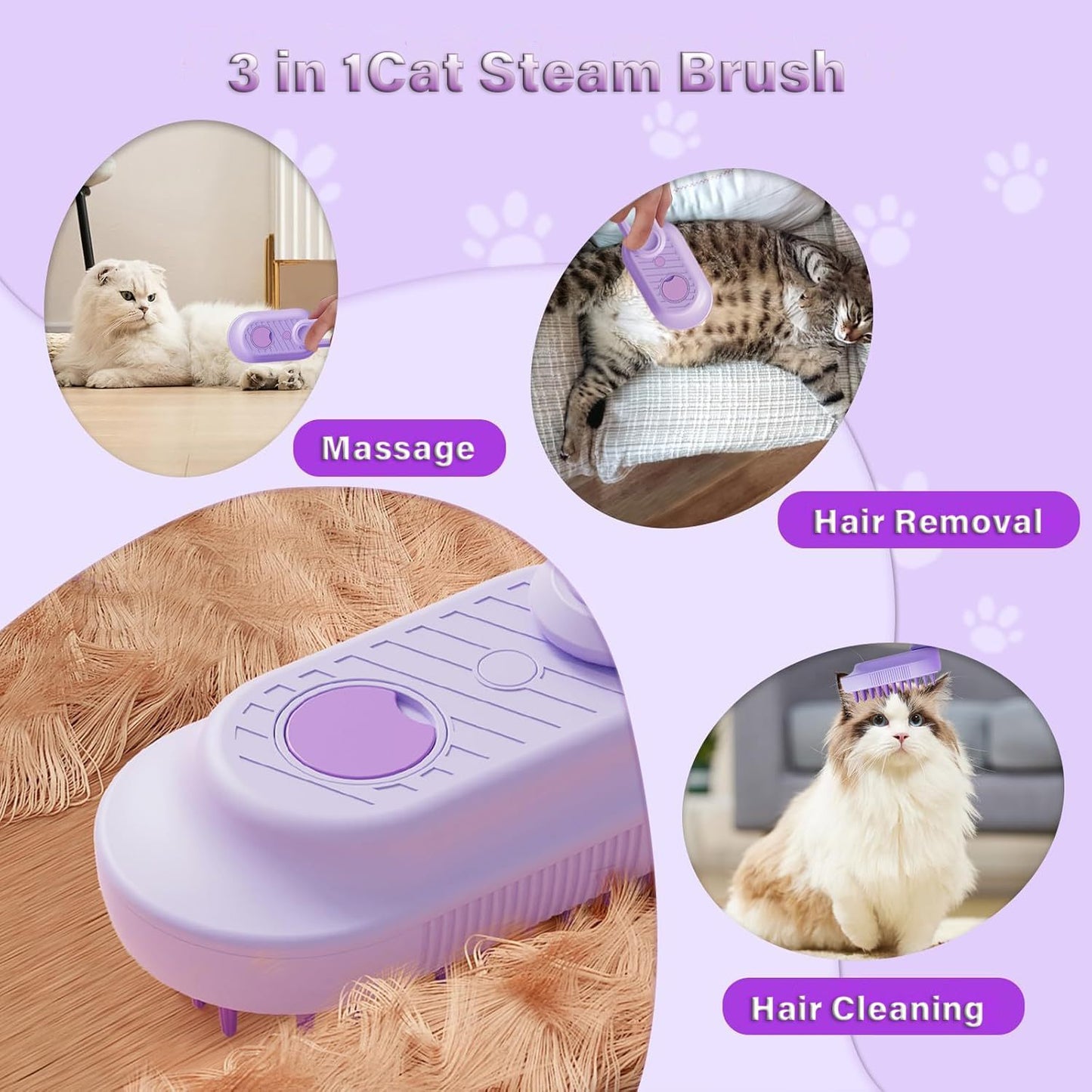 Pet Steam Brush